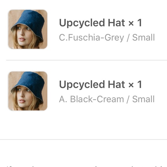 Reversible bucket hat cotton fuchsia purple gray main image 11